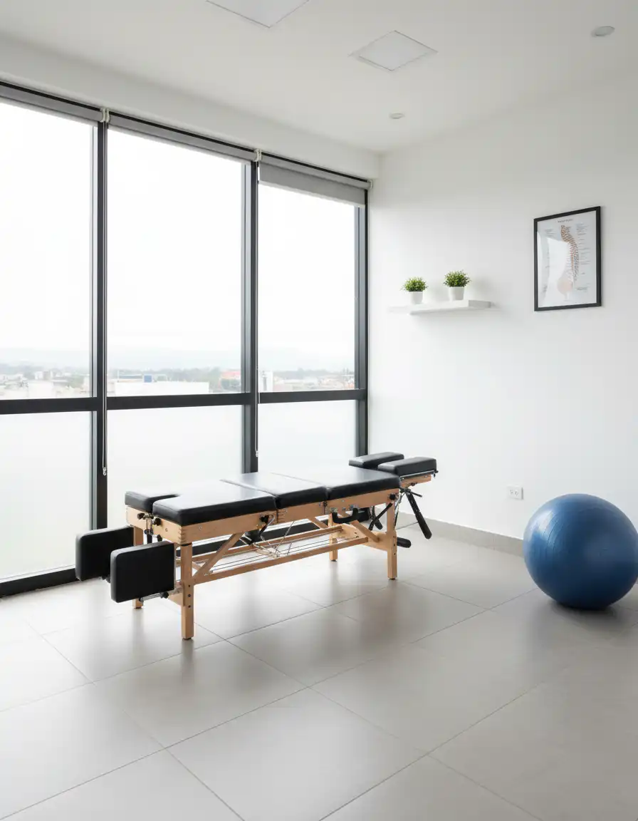 quirovida-santa-barbara-consulta Foto de la sede Quirovida Santa Bárbara Bogotá y su equipo quiropráctico